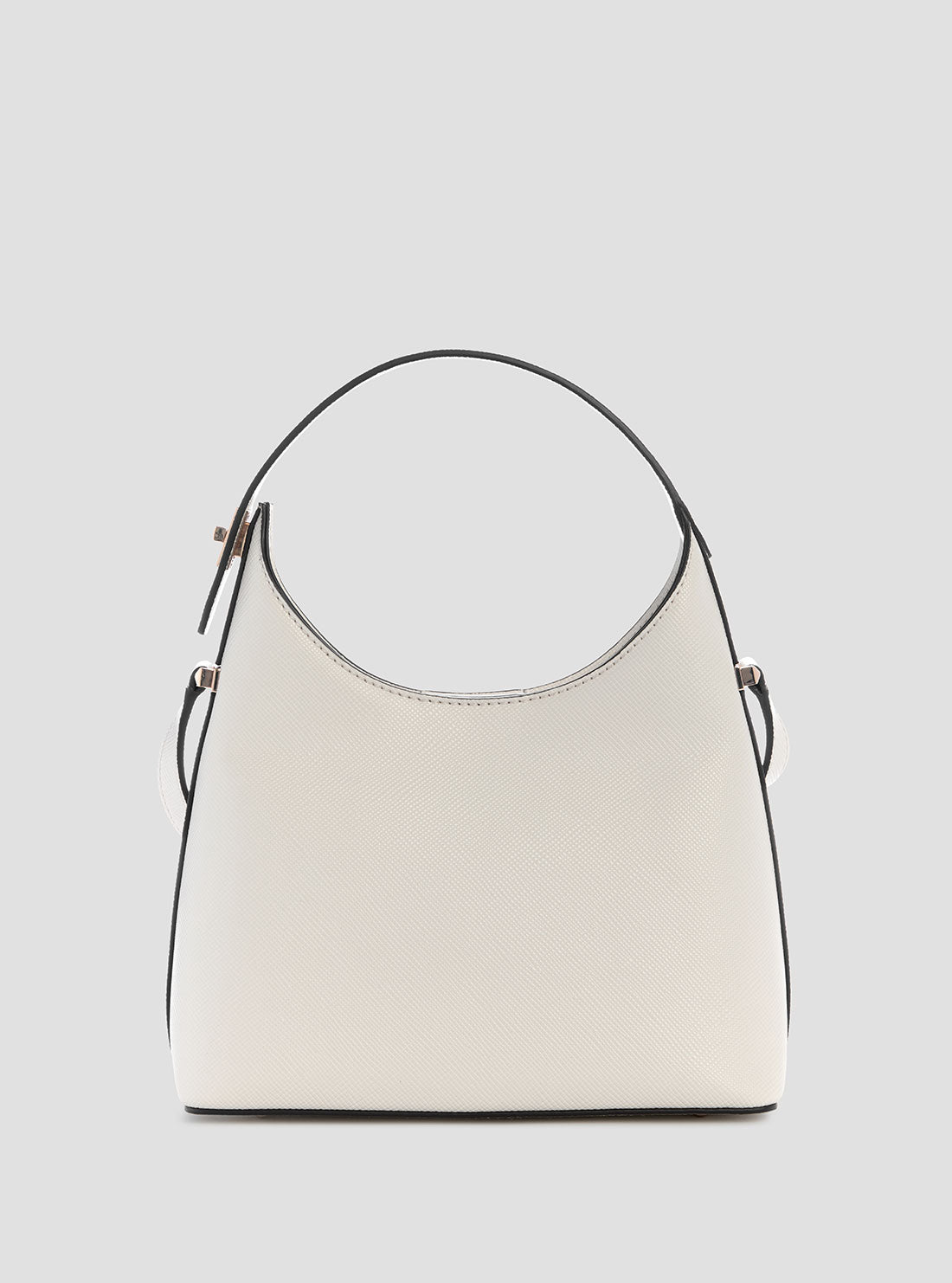 GUESS Womens White Rosalba Hobo Crossbody Bag ZG965701 Back View