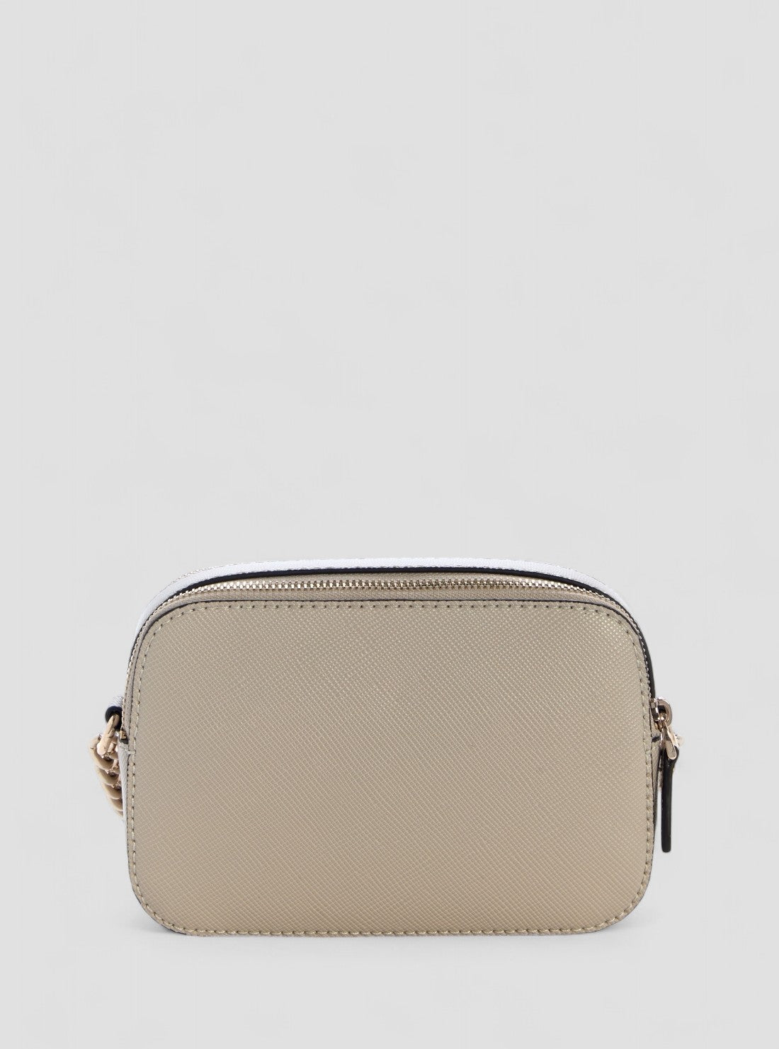 GUESS Womens Beige Noelle Double Zip Camera Crossbody Bag ZG967213 Back View