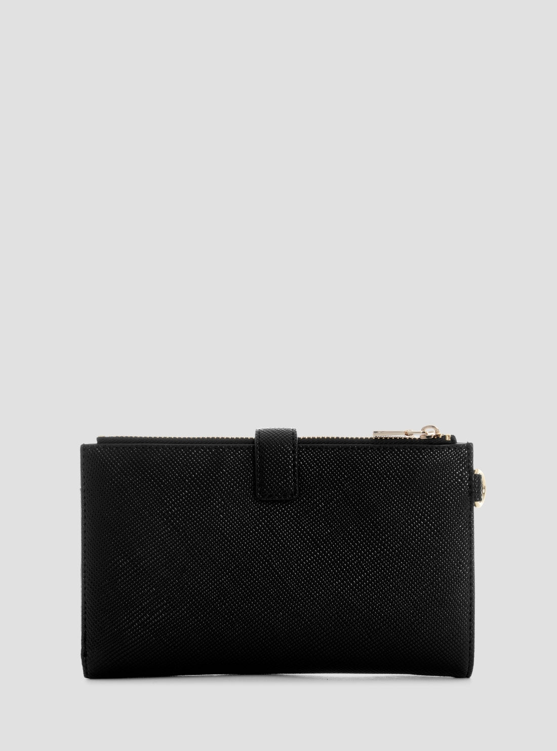 GUESS Womens Black Noelle II Double Zip Organiser ZG9672157 Back View