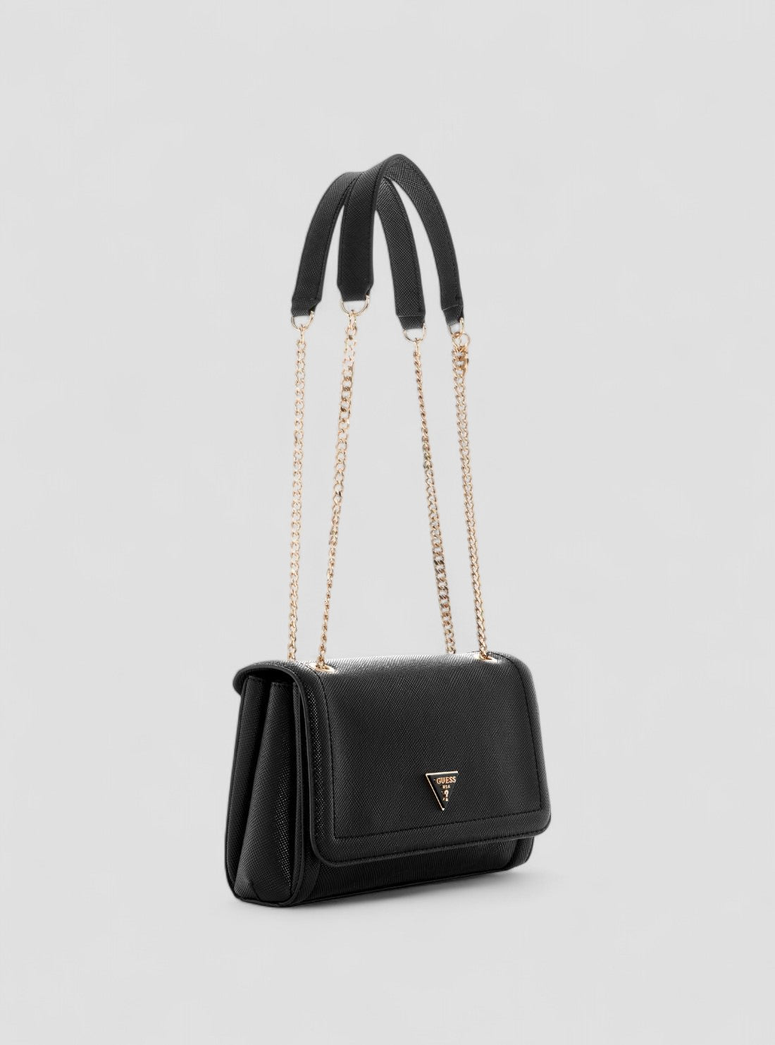 GUESS Womens Black Noelle Crossbody Bag ZG967221 Front Side View