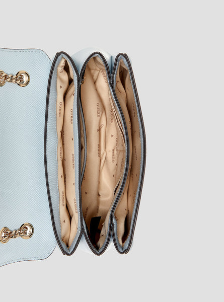 Blue Noelle Crossbody Bag GUESS