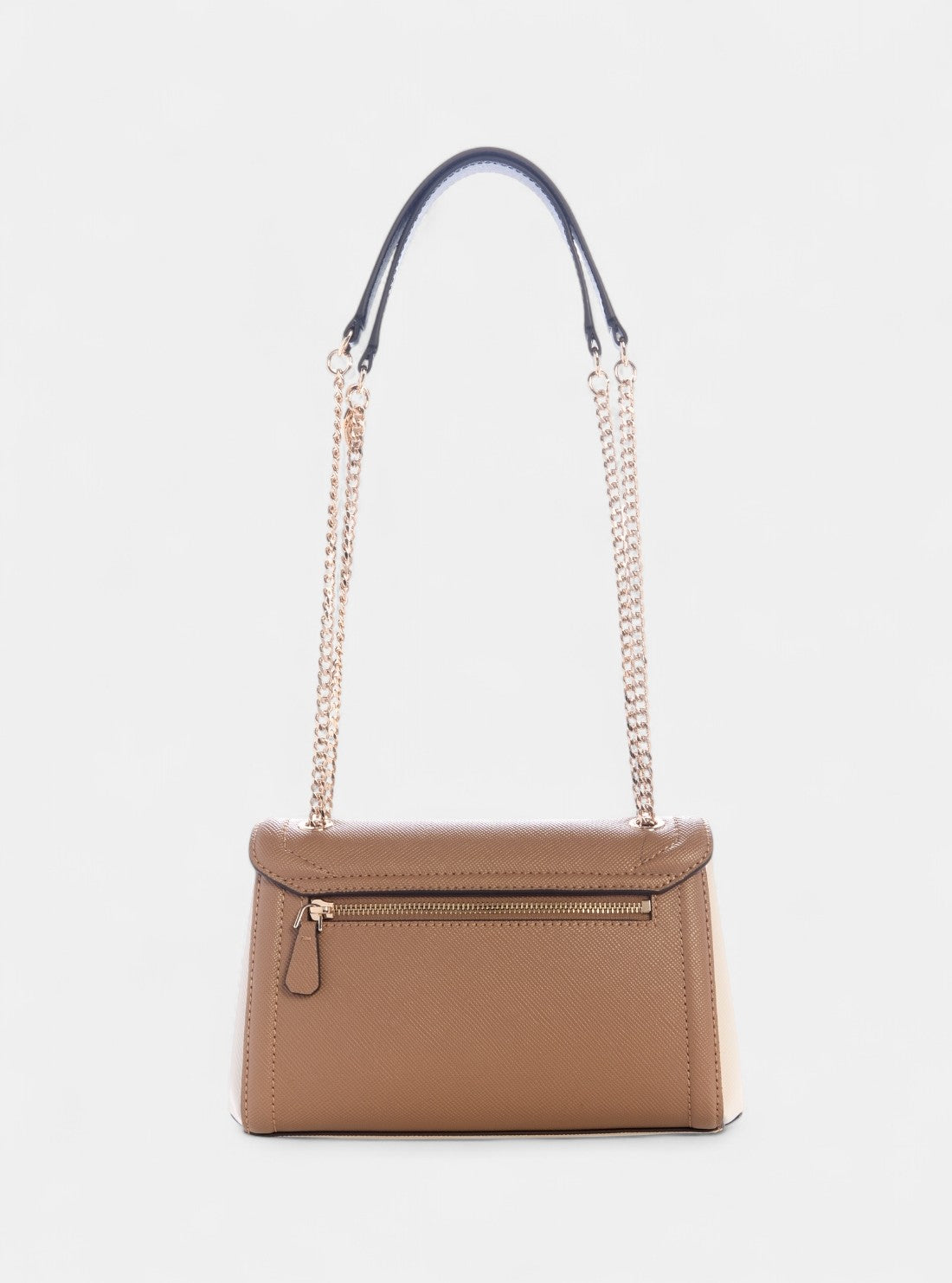 Brown Noelle Convertible Crossbody Flap Bag ZG967221 Back View