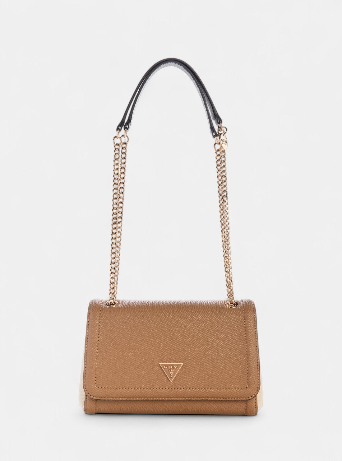 Brown Noelle Convertible Crossbody Flap Bag ZG967221 Front View