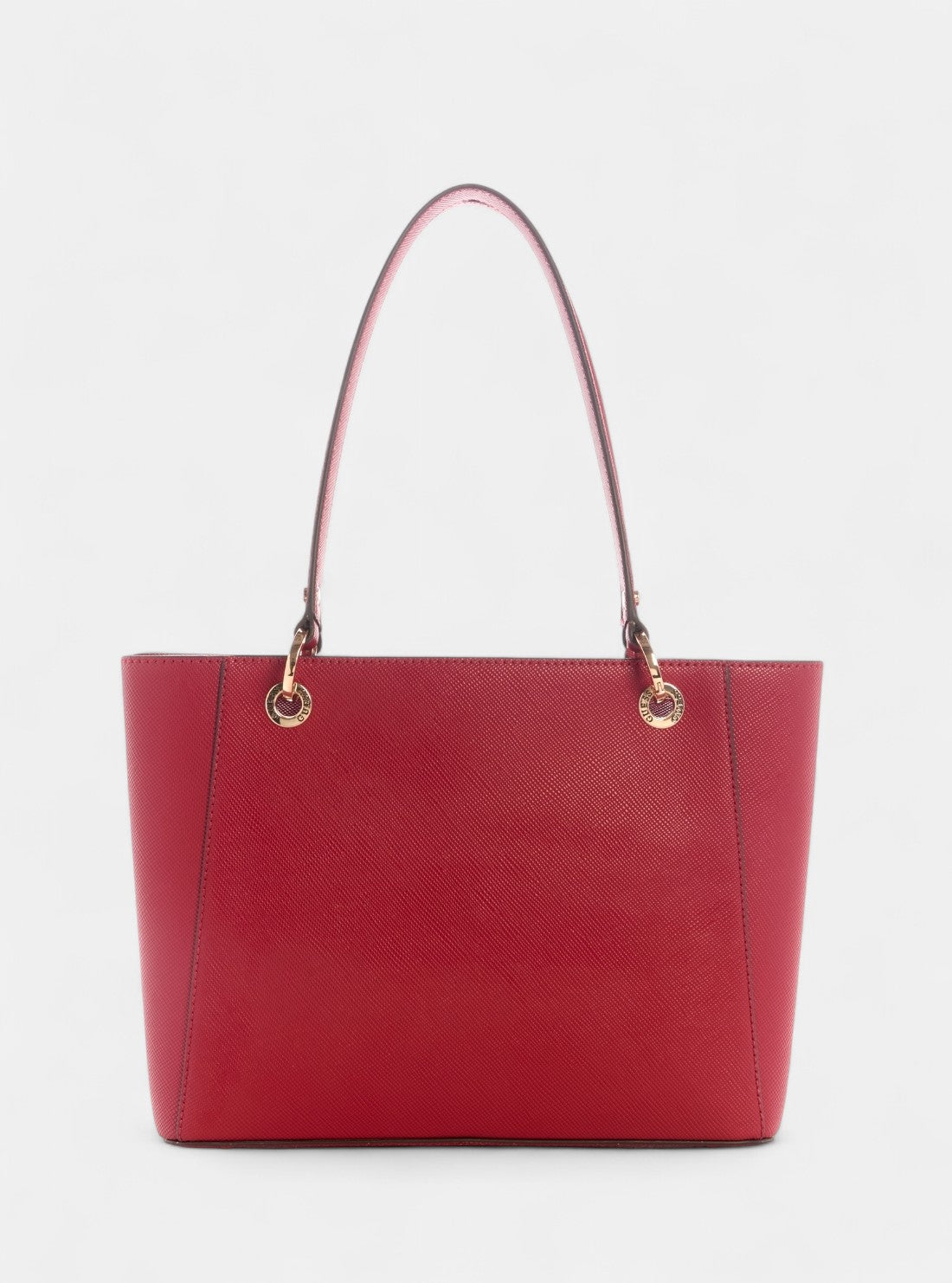 Red Noelle Double Compartment Small Tote Bag ZG967224 Back View