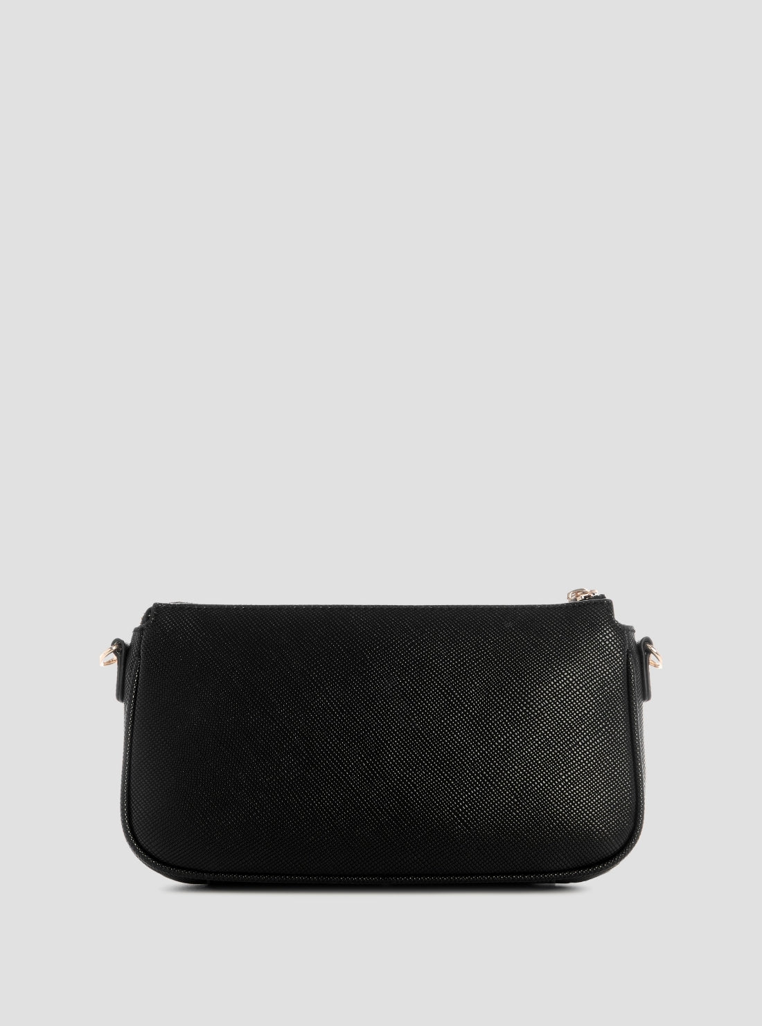 GUESS Womens Black Noelle Double Pouch Crossbody Bag ZG967271 Back View