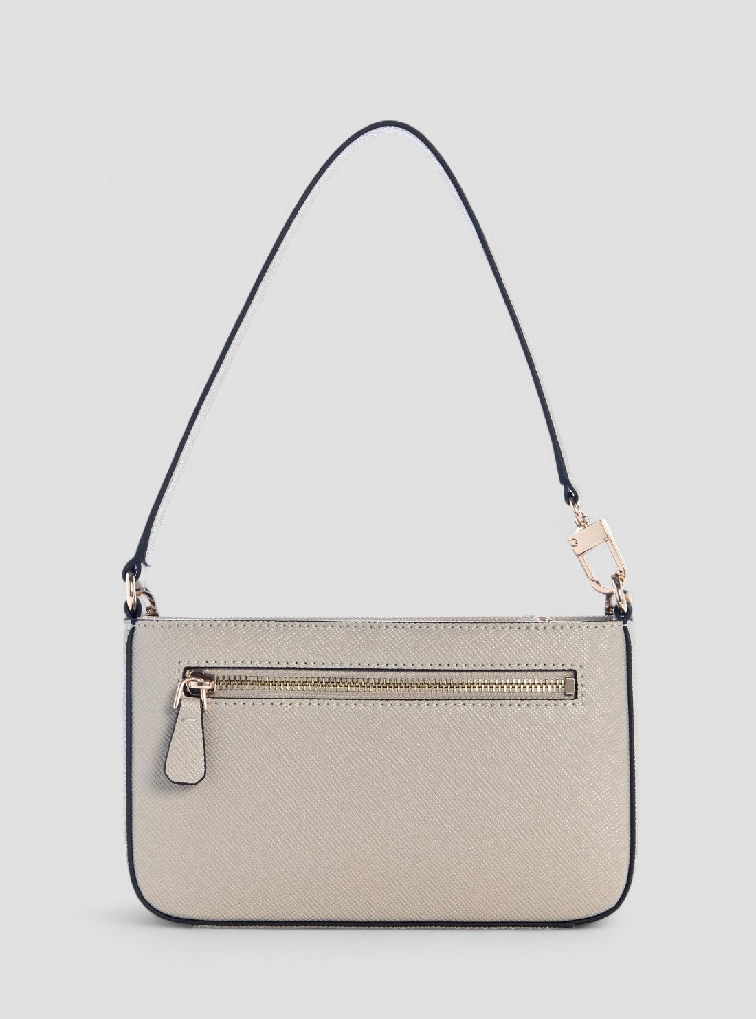 GUESS Womens Beige Noelle Mini Top Shoulder Bag ZG967272 Back View