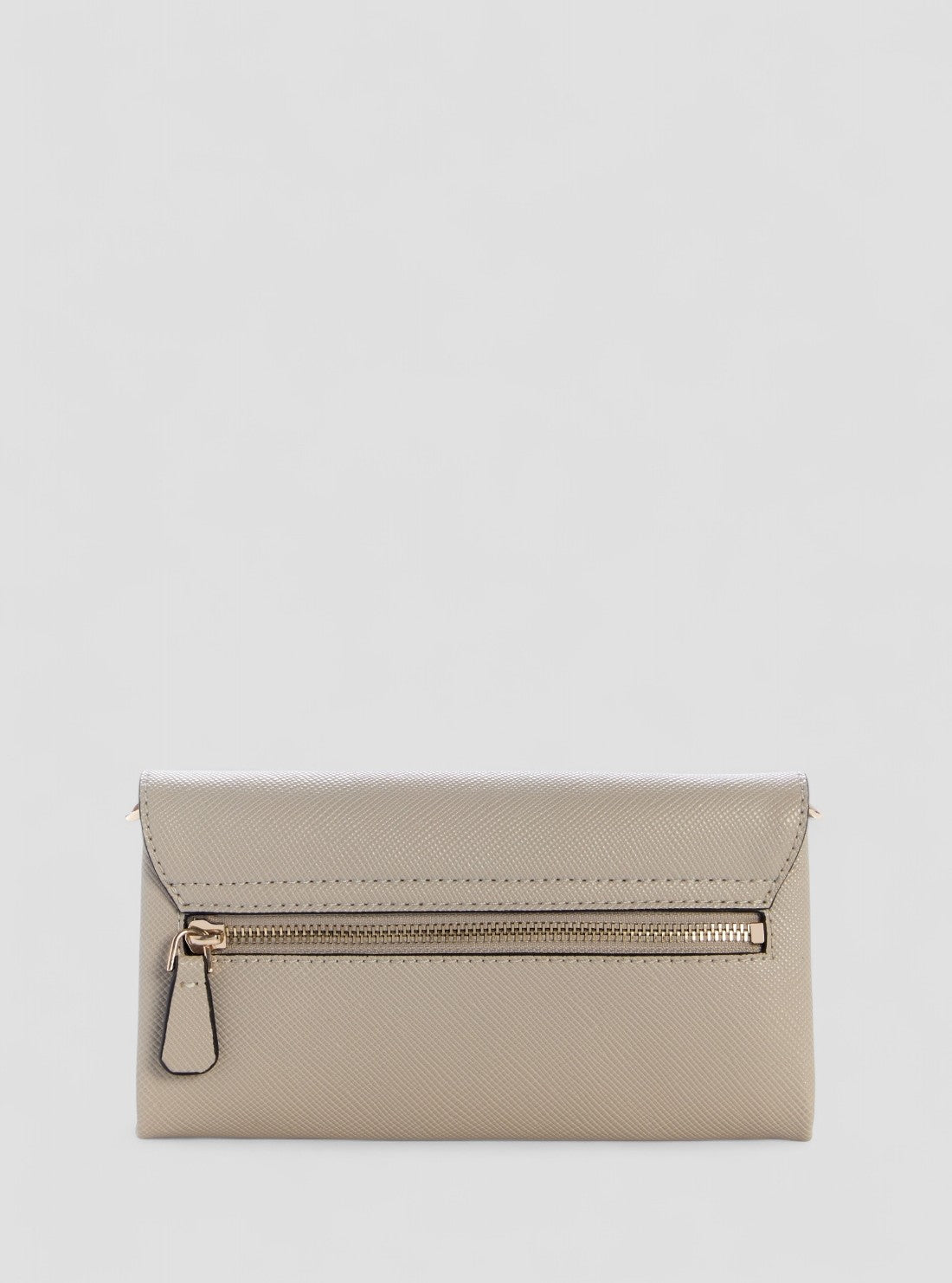 GUESS Womens Beige Noelle Crossbody Flap Organiser Bag ZG967275 Back View