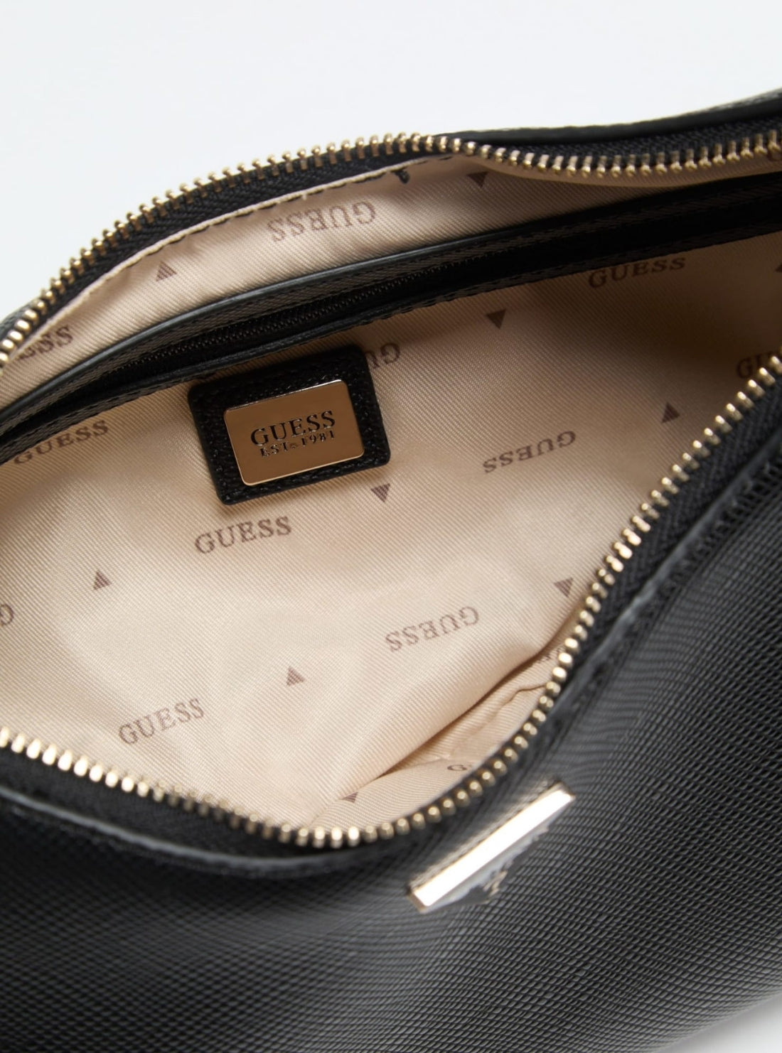 GUESS Womens Black Gilda Hobo Bag ZG974701 Detail View