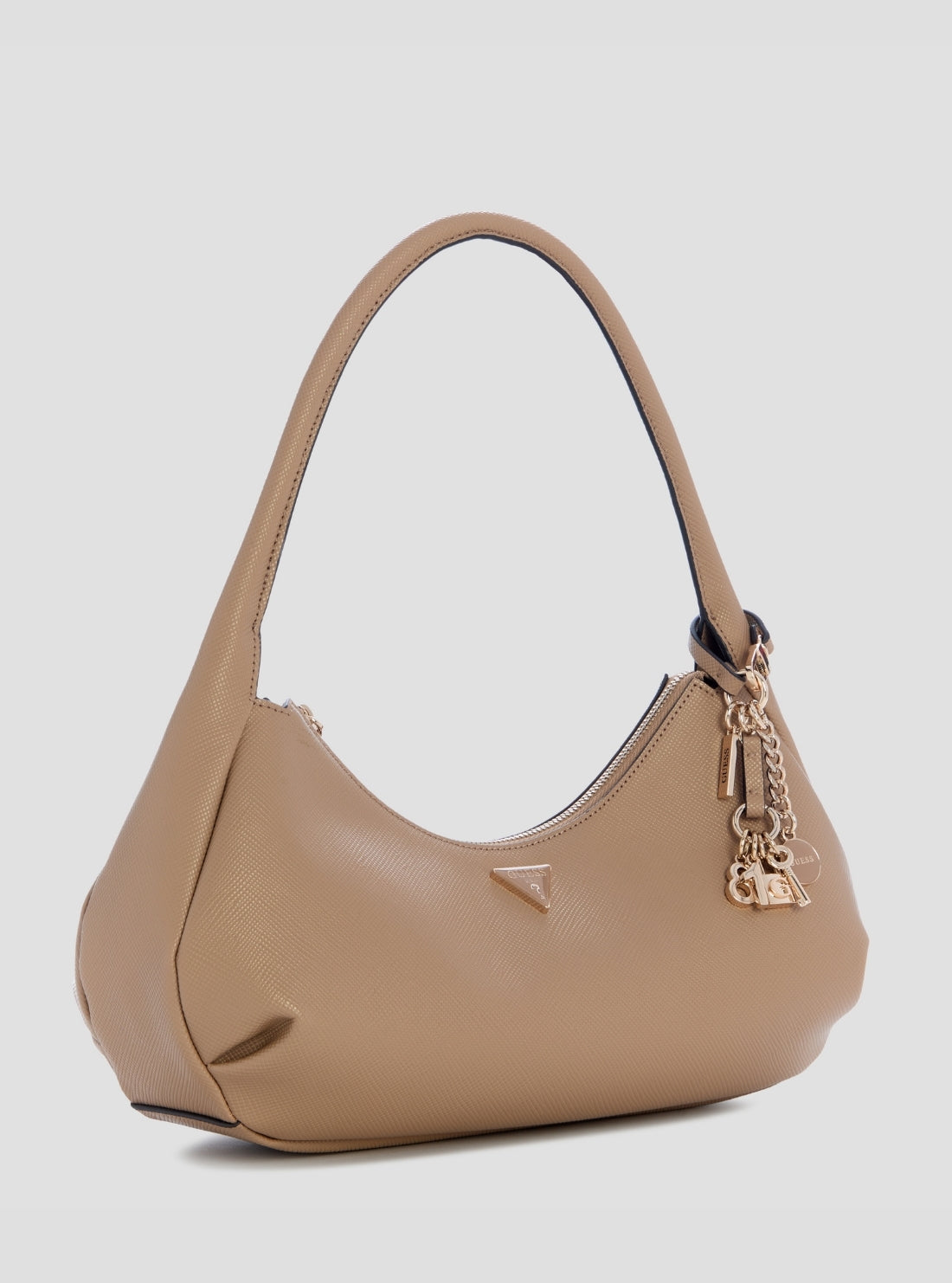GUESS Womens Beige Gilda Hobo Bag ZG974701 Side View
