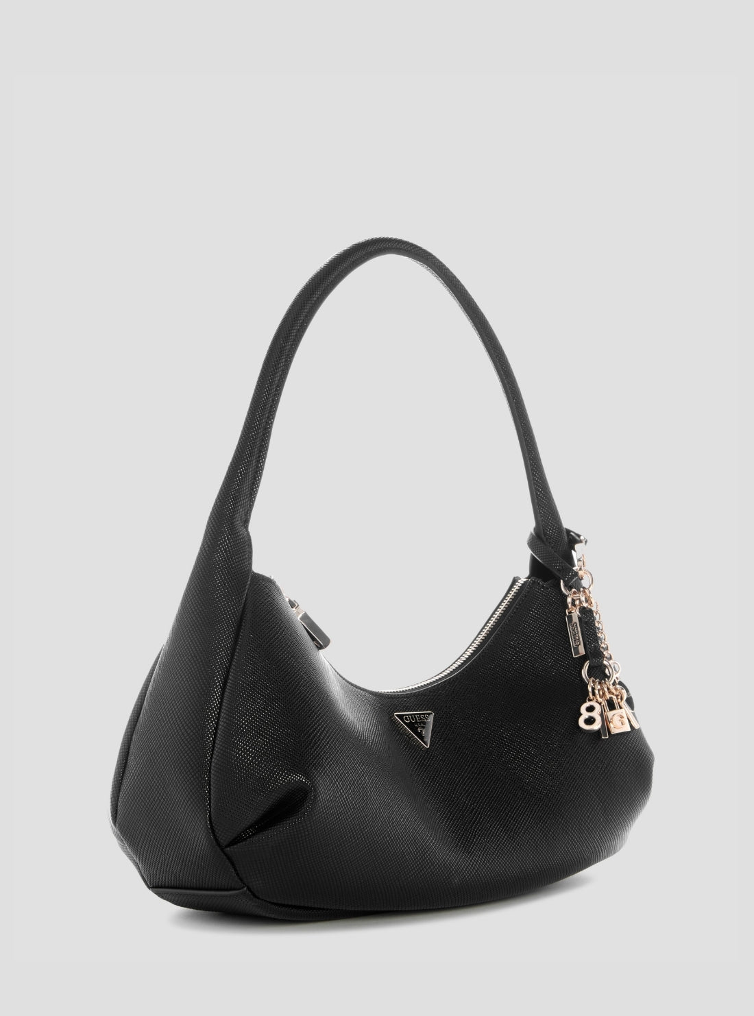 GUESS Womens Black Gilda Hobo Bag ZG974701 Side View