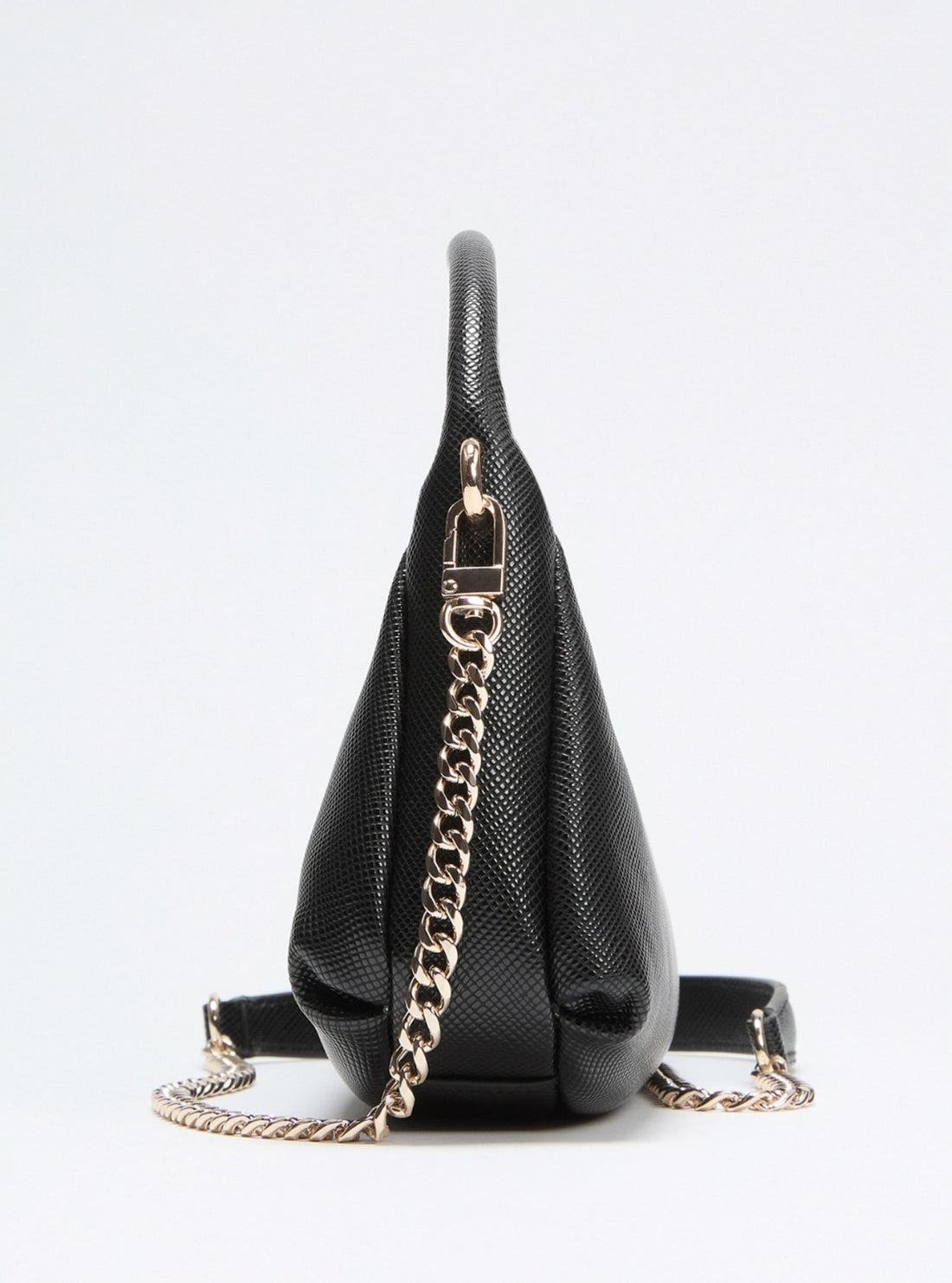GUESS Womens Black Gilda Mini Hobo Bag ZG974773 Detail View
