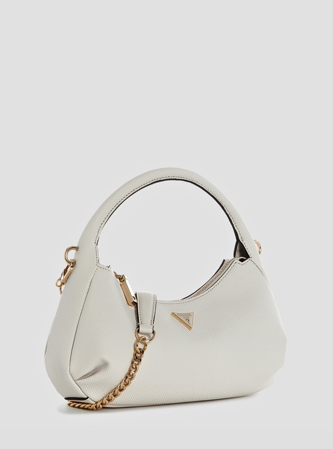 GUESS Womens Off-White Gilda Mini Hobo Bag ZG974773 Side View