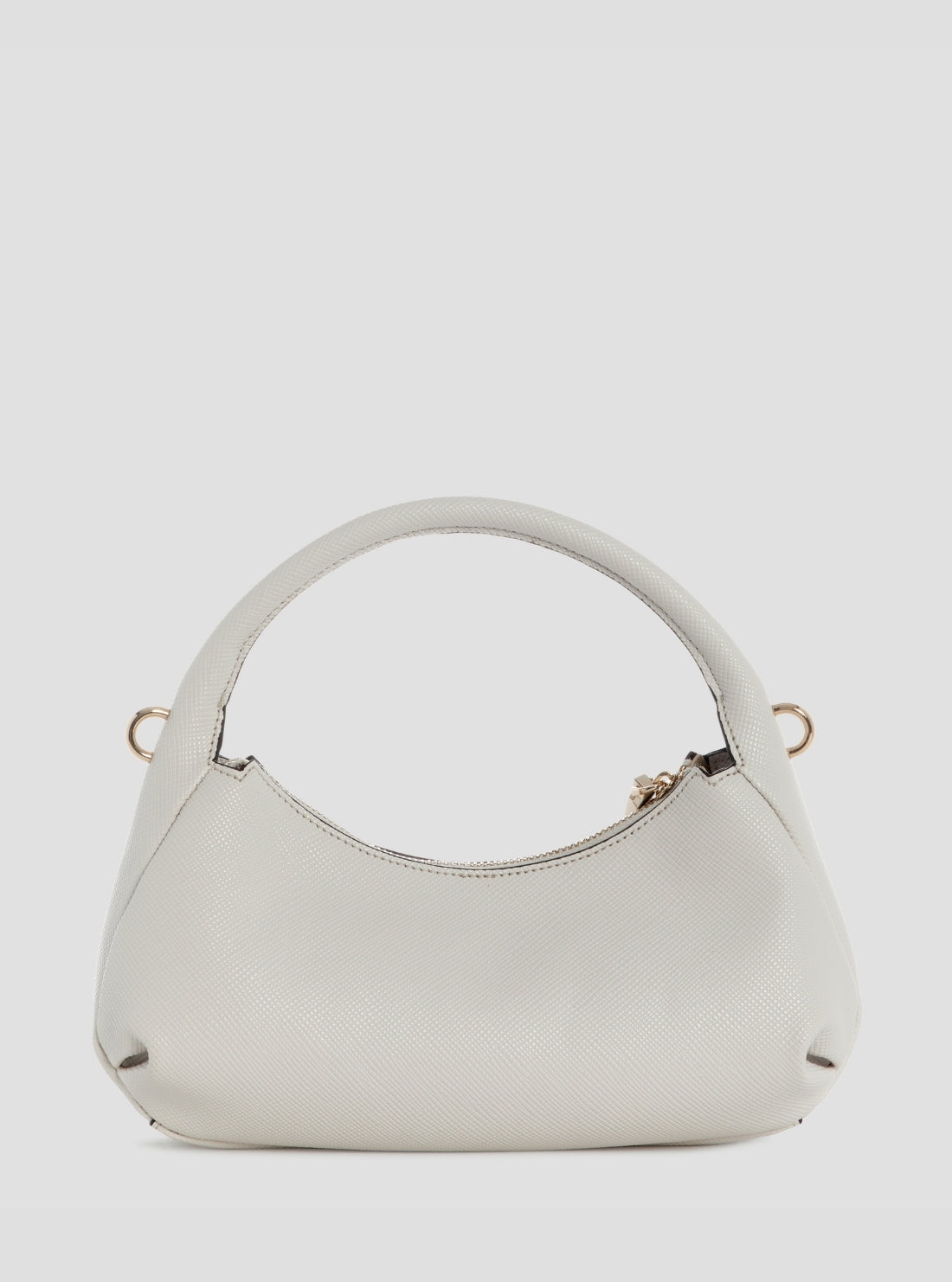 GUESS Womens Off-White Gilda Mini Hobo Bag ZG974773 Back View