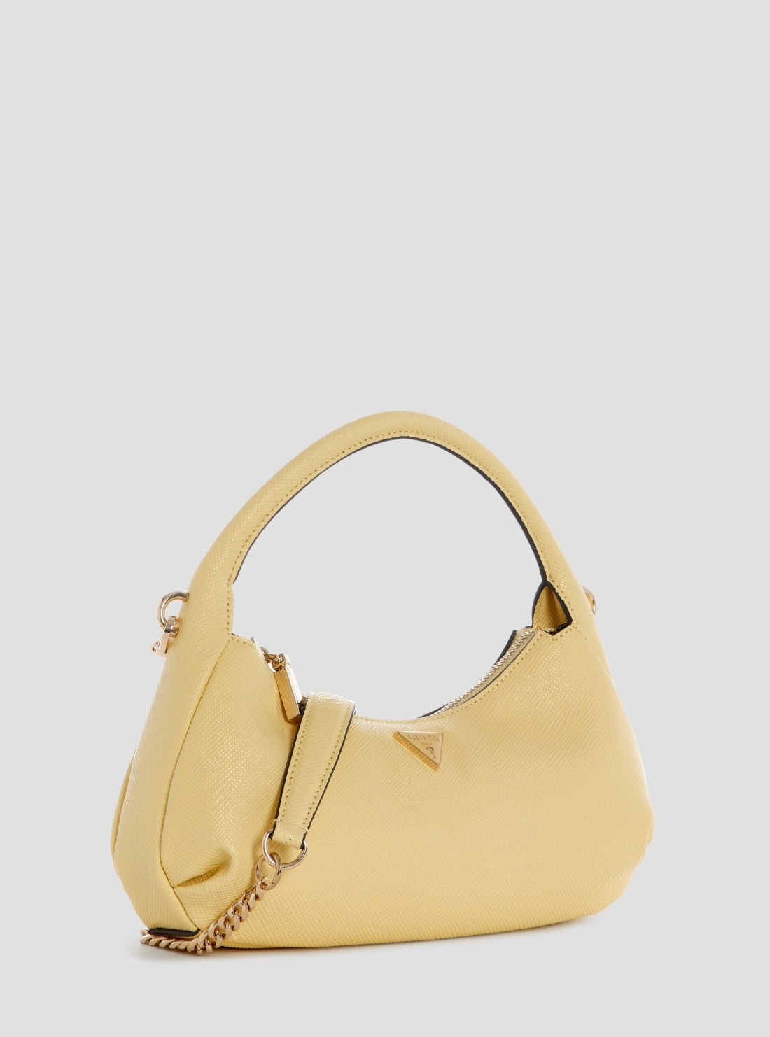 GUESS Womens Yellow Gilda Mini Hobo Bag ZG974773 Side View