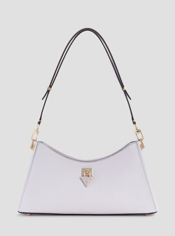 GUESS Womens Purple Patsie Shoulder Bag ZG991918 Front View