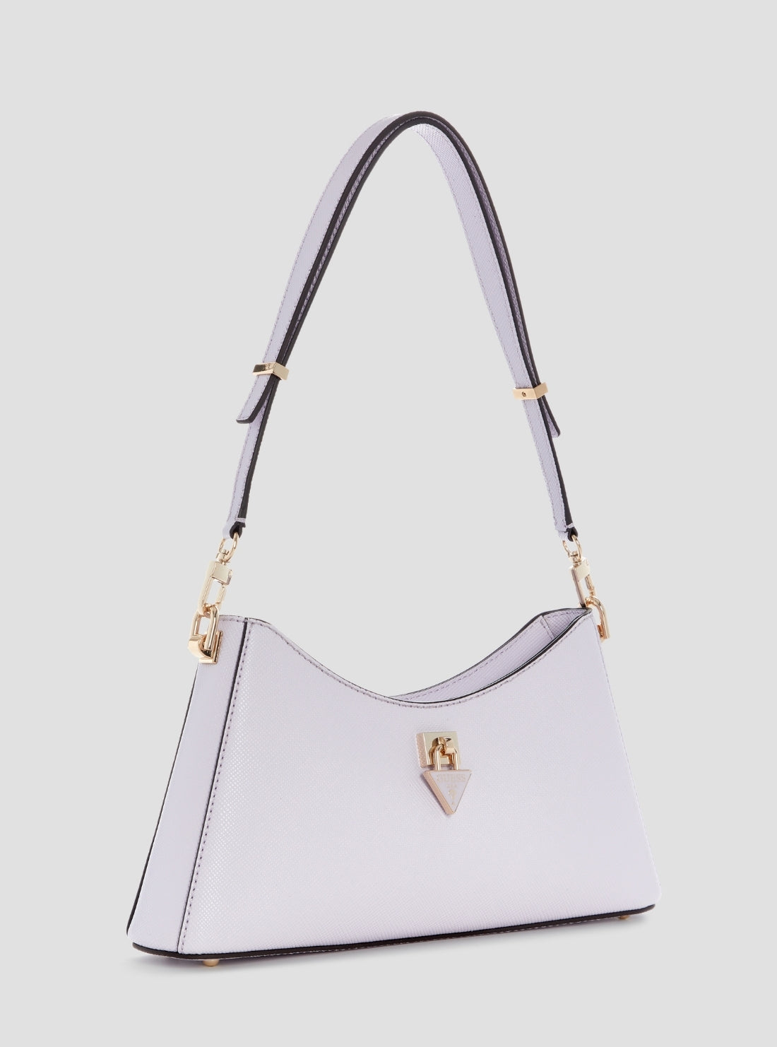 GUESS Womens Purple Patsie Shoulder Bag ZG991918 Side View