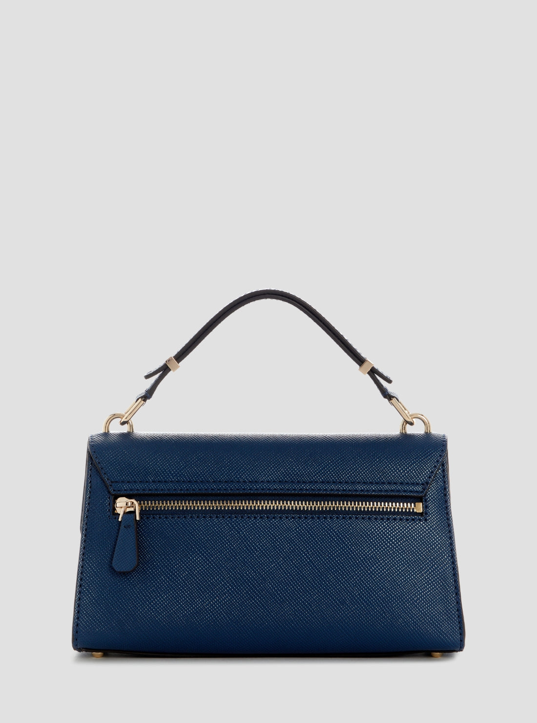 GUESS Womens Blue Patsie Top Handle Flap Bag ZG991920 Back View