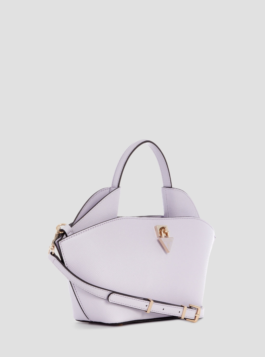 GUESS Womens Purple Patsie Mini Tote Bag ZG991975 Side View