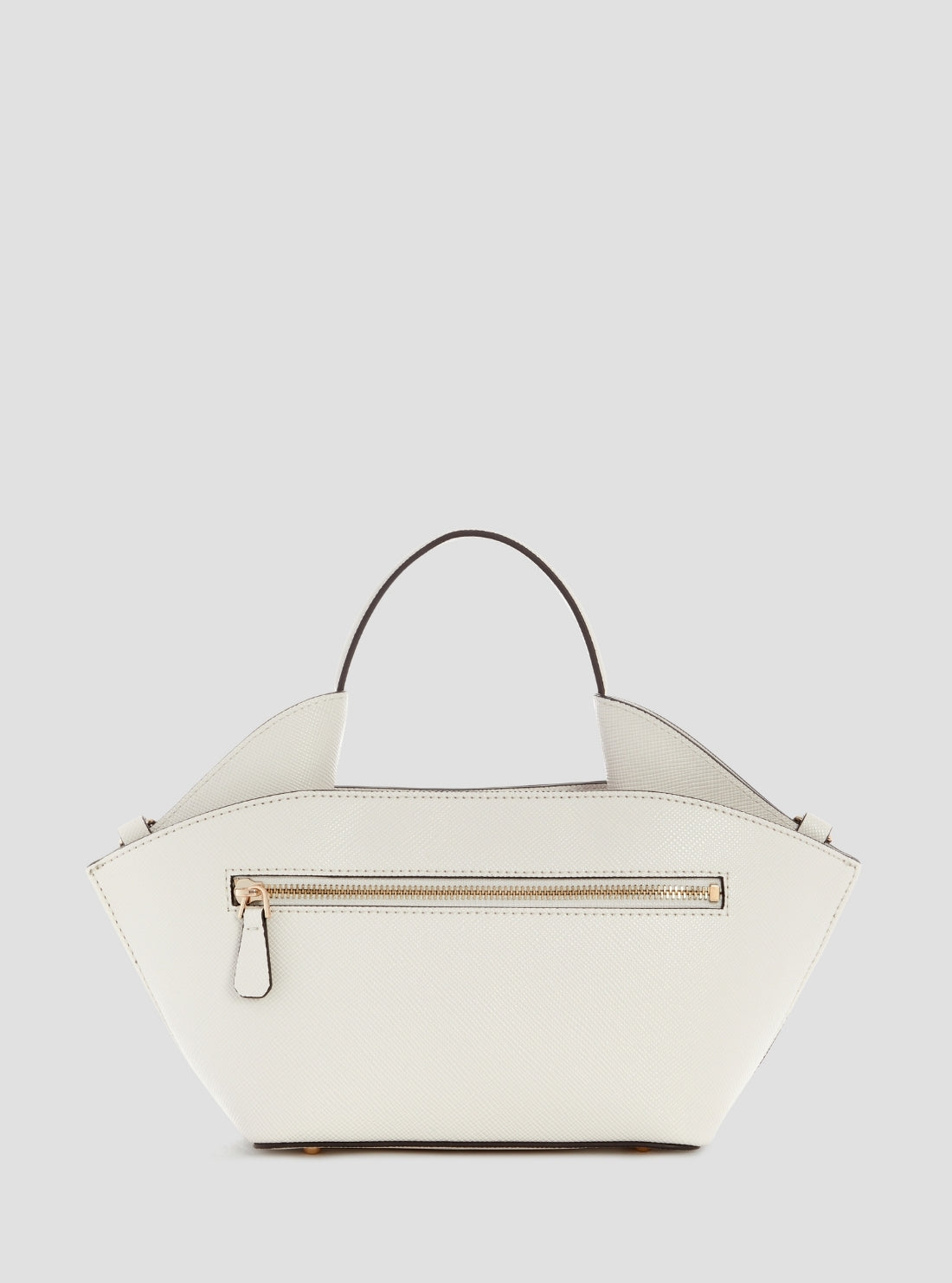 GUESS Womens White Patsie Mini Tote Bag ZG991975 Back View
