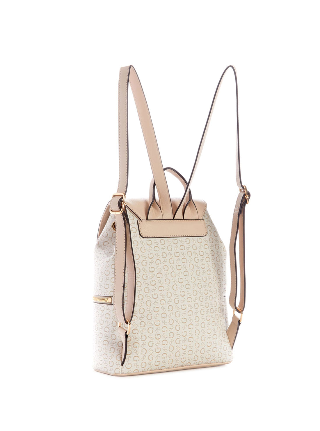 GUESS Beige Dory Backpack back view