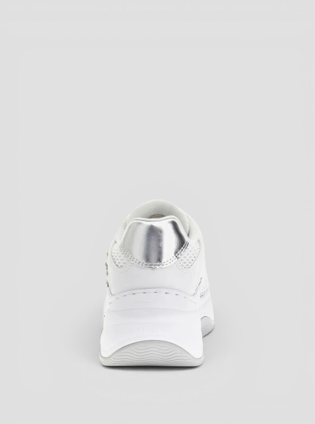 GUESS Womens White Harpaa Sneakers HARPAA Back View