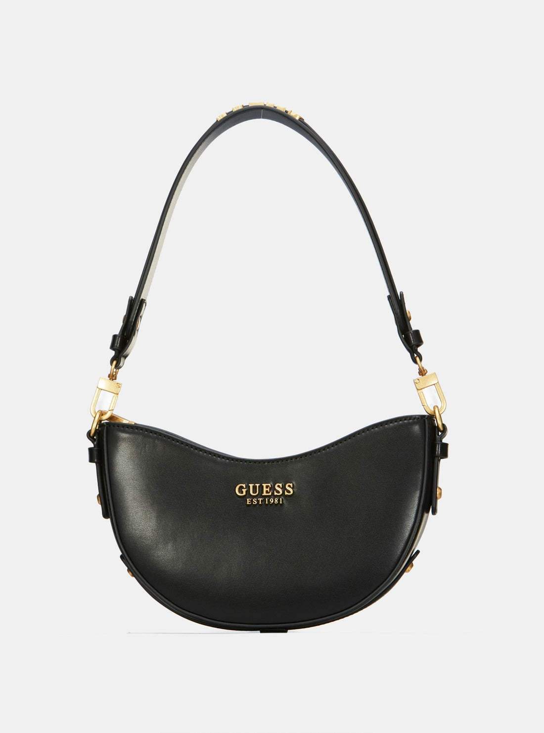 GUESS Black Sarita Shoulder Bag front view