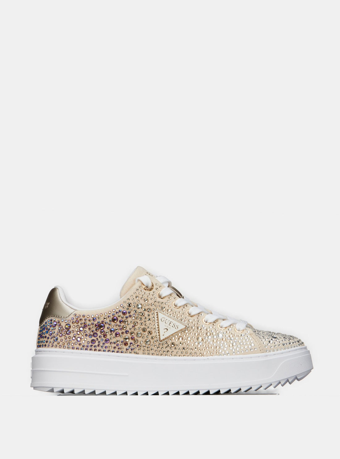 GUESS Gold Denesa Low-Top Sneakers side view