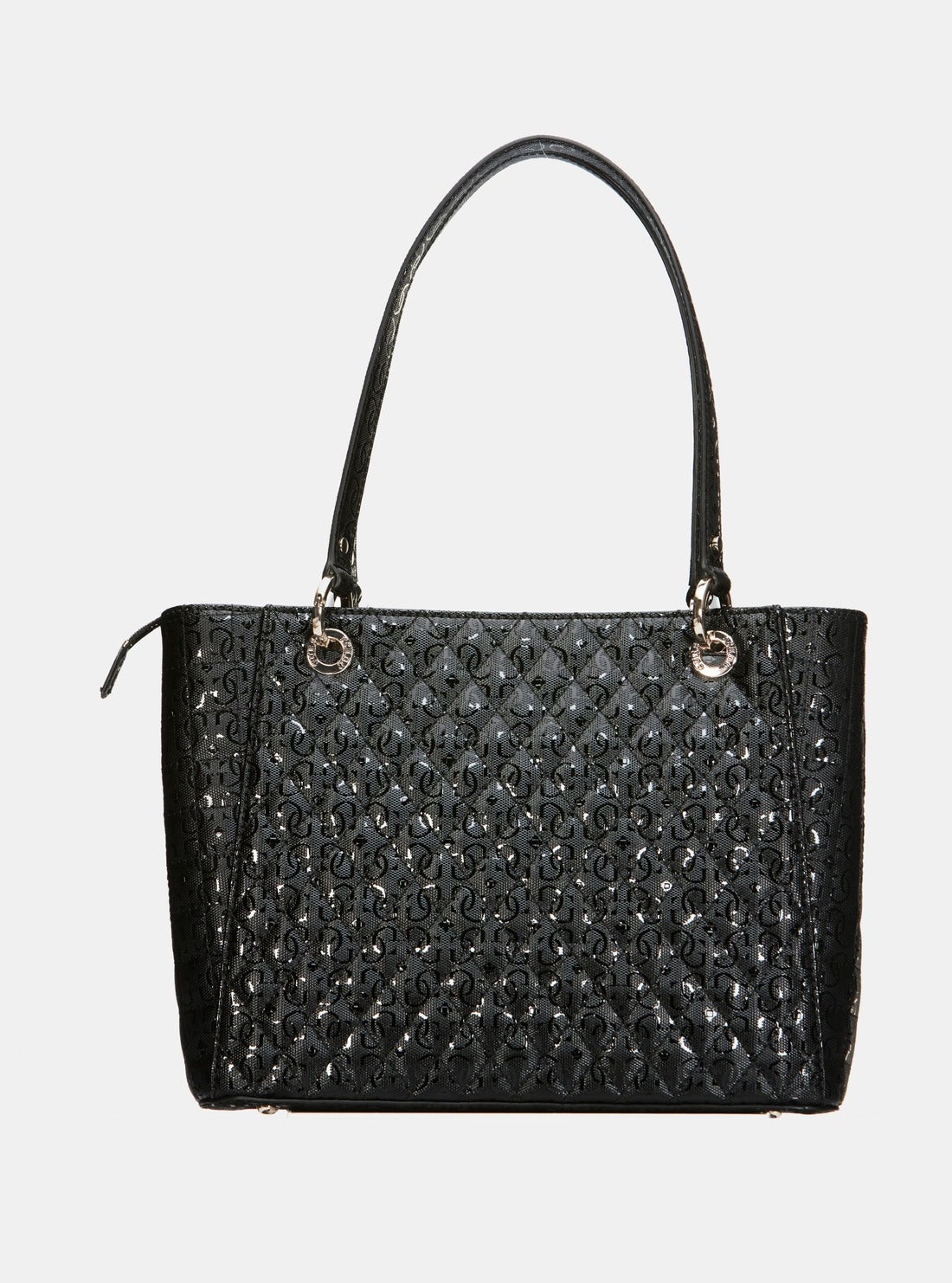 GUESS Black Yarmilla Small Tote Bag back view