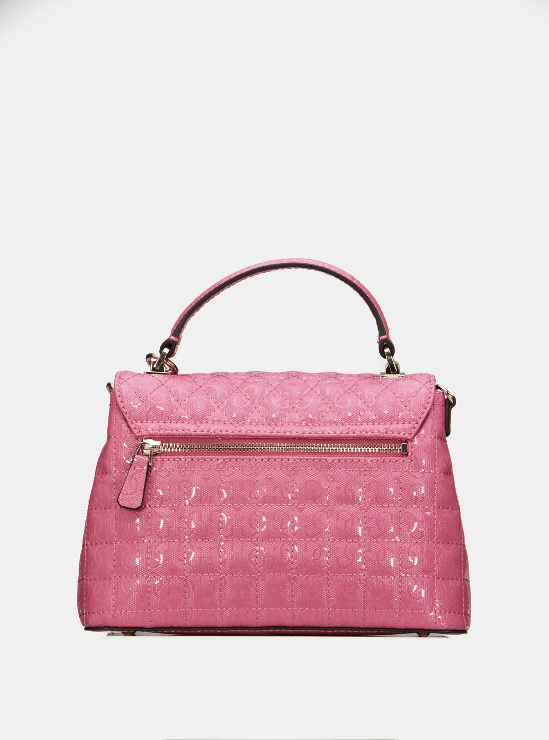 GUESS Pink Yarmilla Top Handle Bag back view