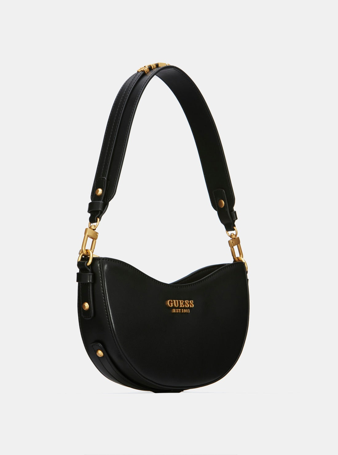 GUESS Black Sarita Shoulder Bag side view