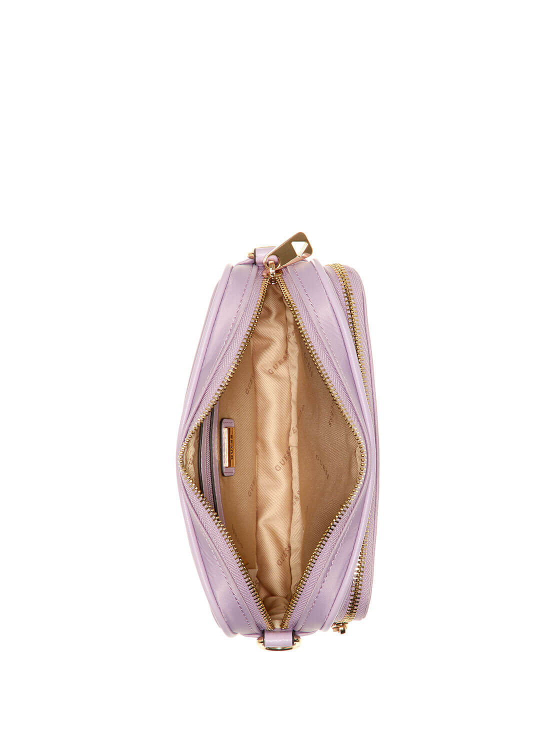 Light Purple Little Bay Crossbody Bag | GUESS Women's Handbags | inside view