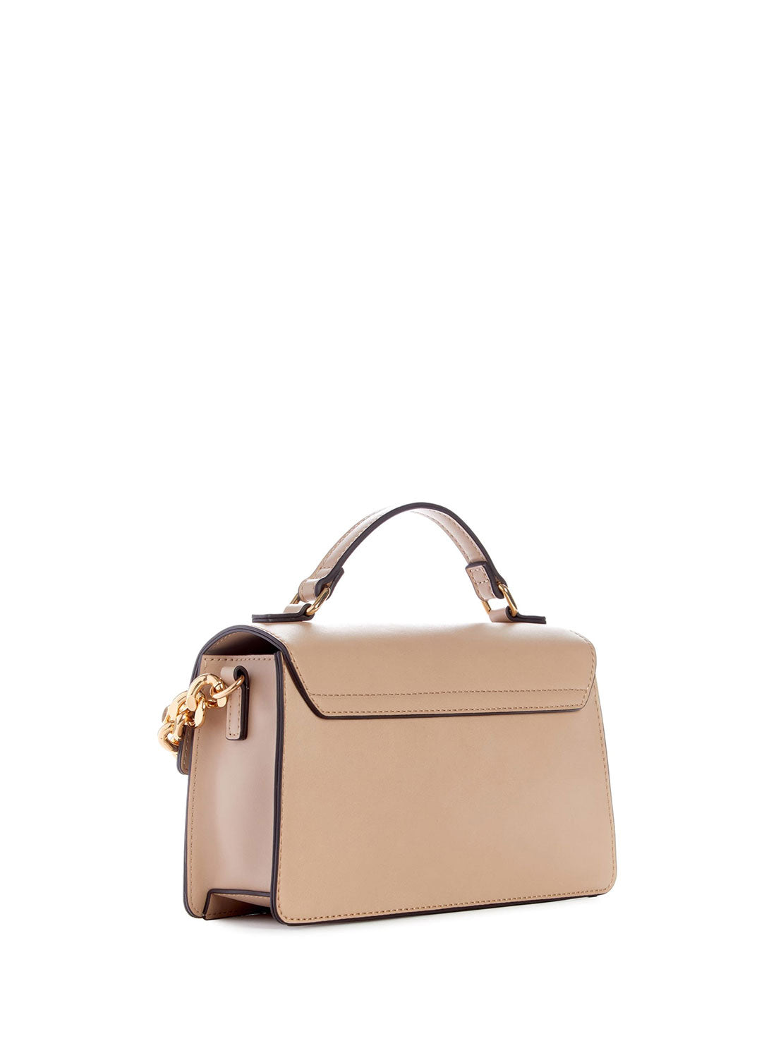 GUESS Taupe Vinna Mini Crossbody Bag side view