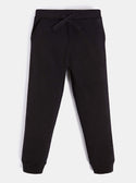 GUESS Little Boys Black Active Pants (2-7) N93Q17KAUG0 Front View