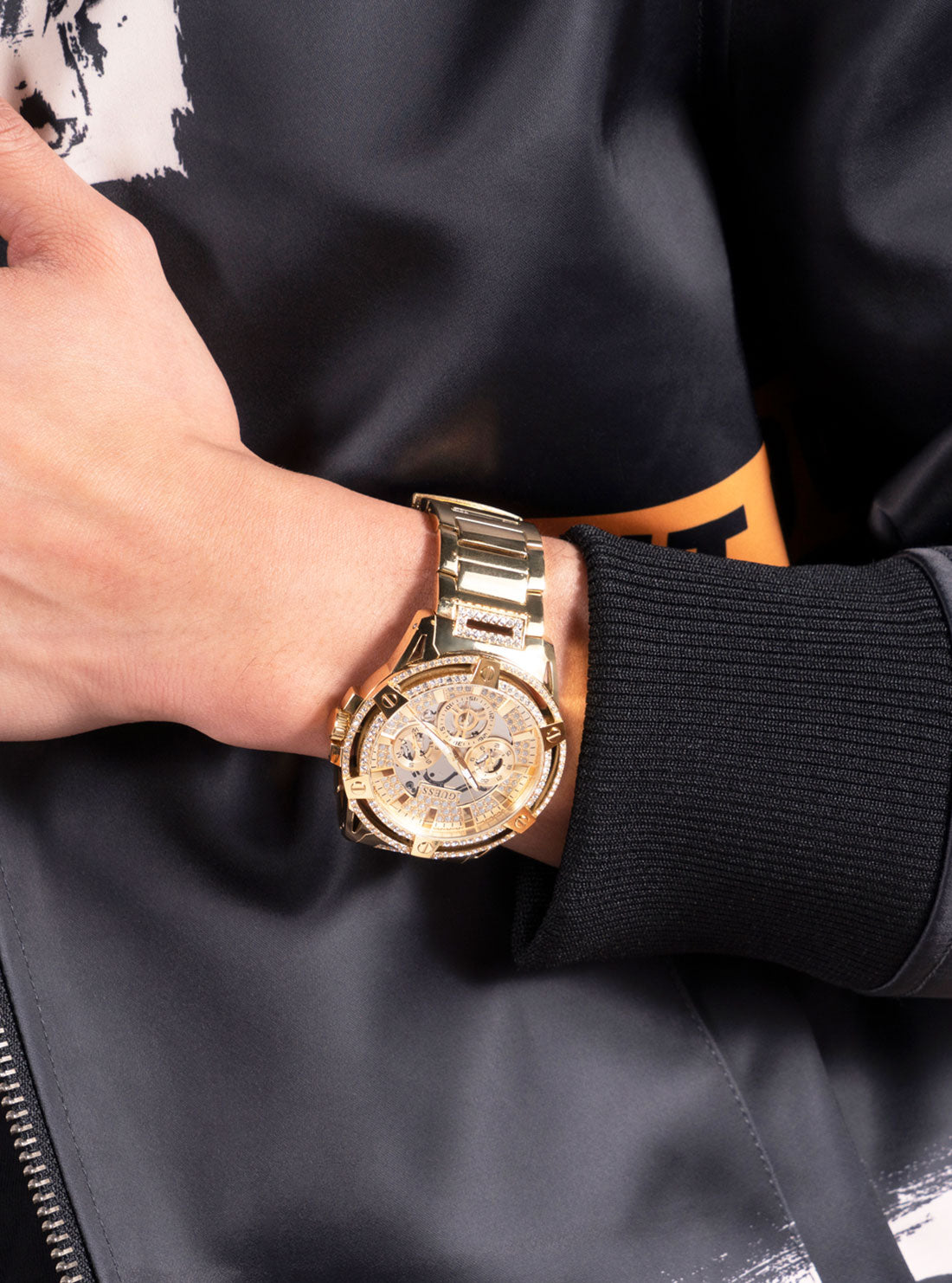 Guess Gents King Crystal Watch - GW0497G2 GUESS Guess Gents King Crystal Watch - GW0497G2 GUESS