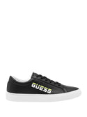 GUESS Men's Black Barolo Logo Sneakers BAROLO Front View