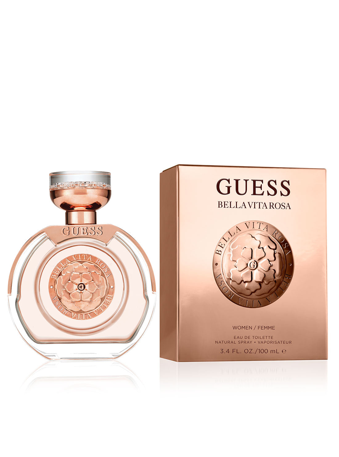 GUESS Womens Bella Vita Rosa Fragrance 100ml GSF32650 Package View