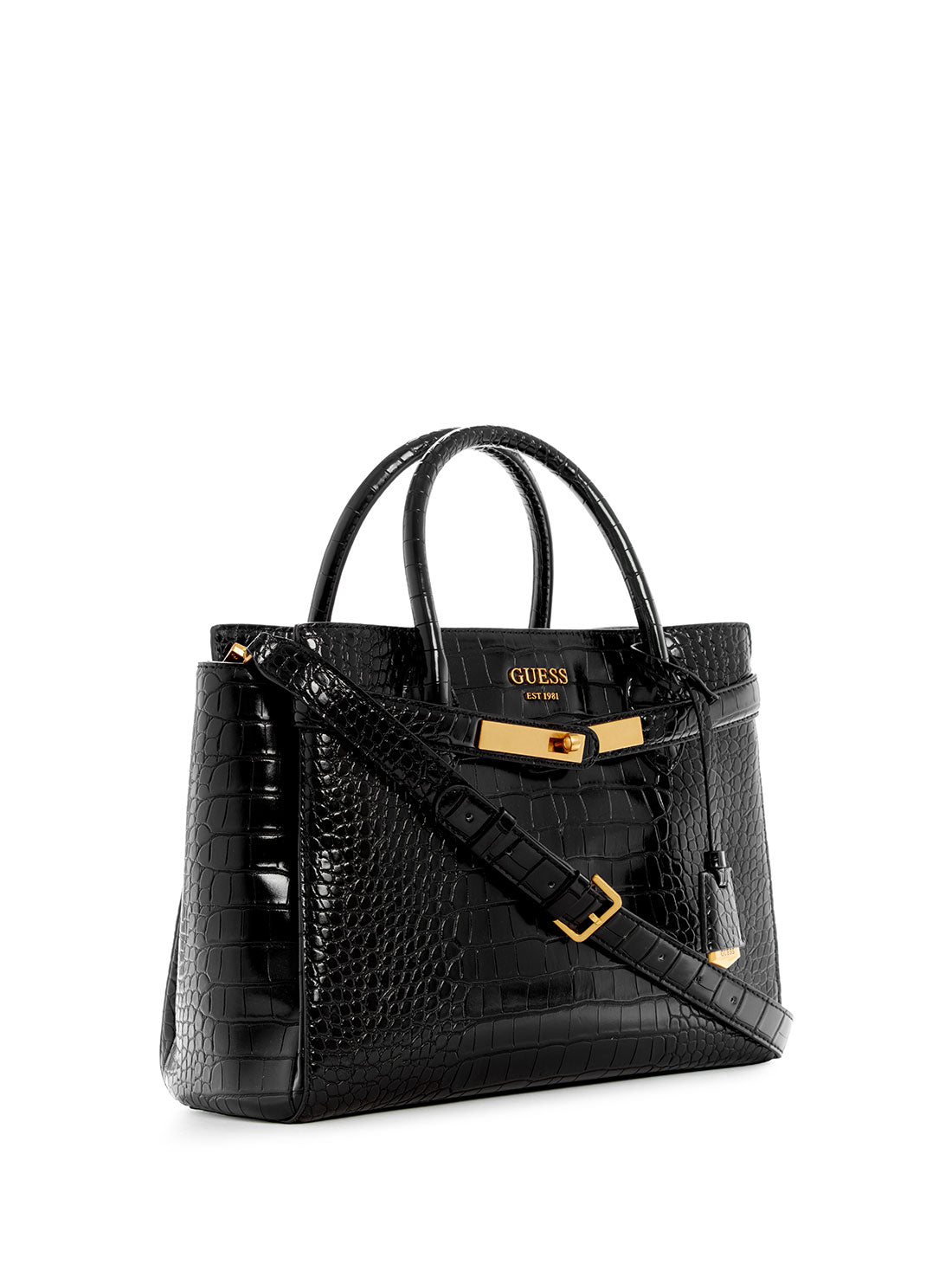 Black Enisa High Society Satchel