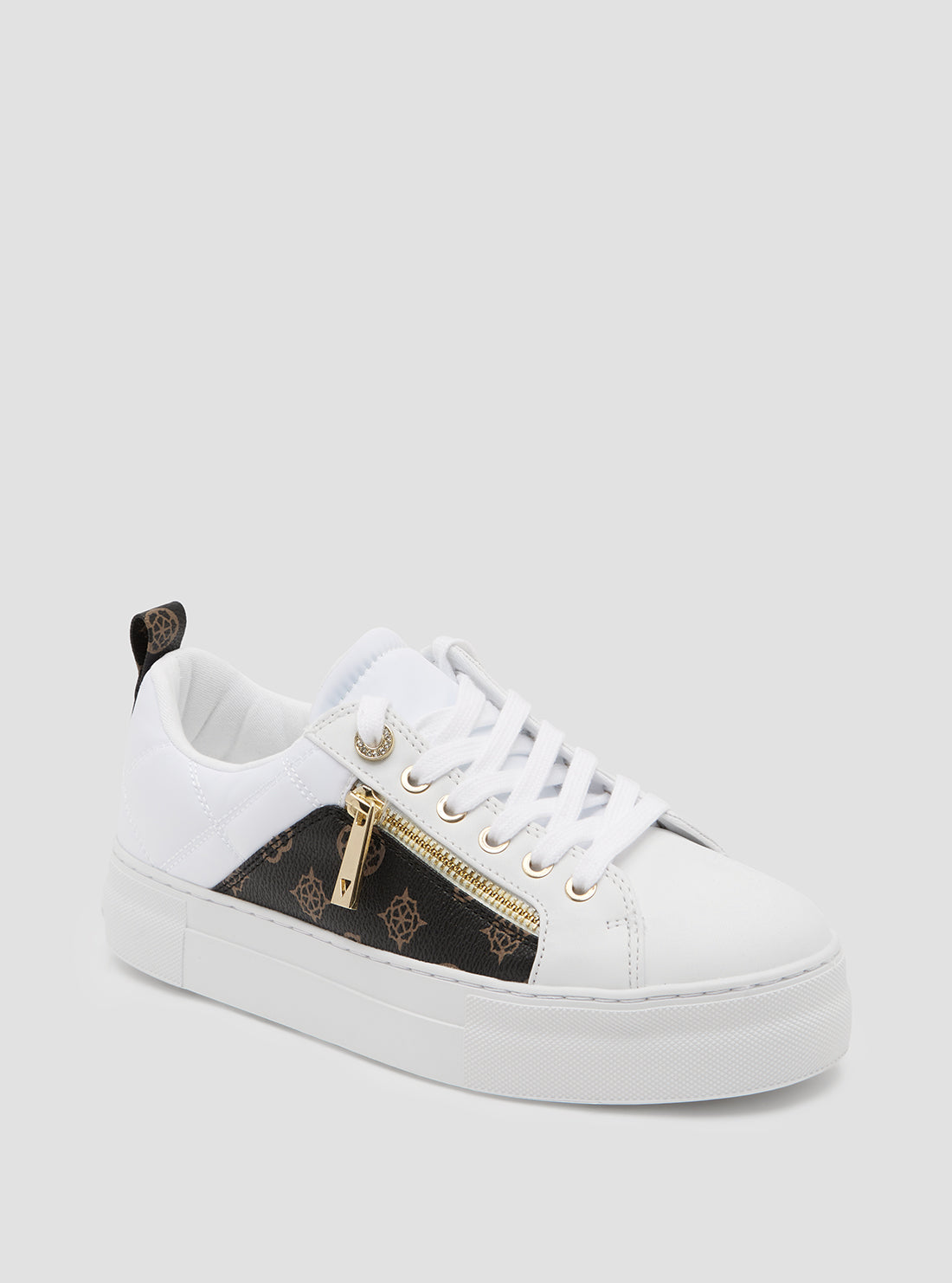 White Ganela Low Top Sneakers