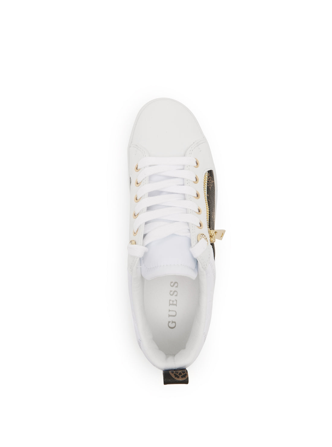 White Ganela Low Top Sneakers