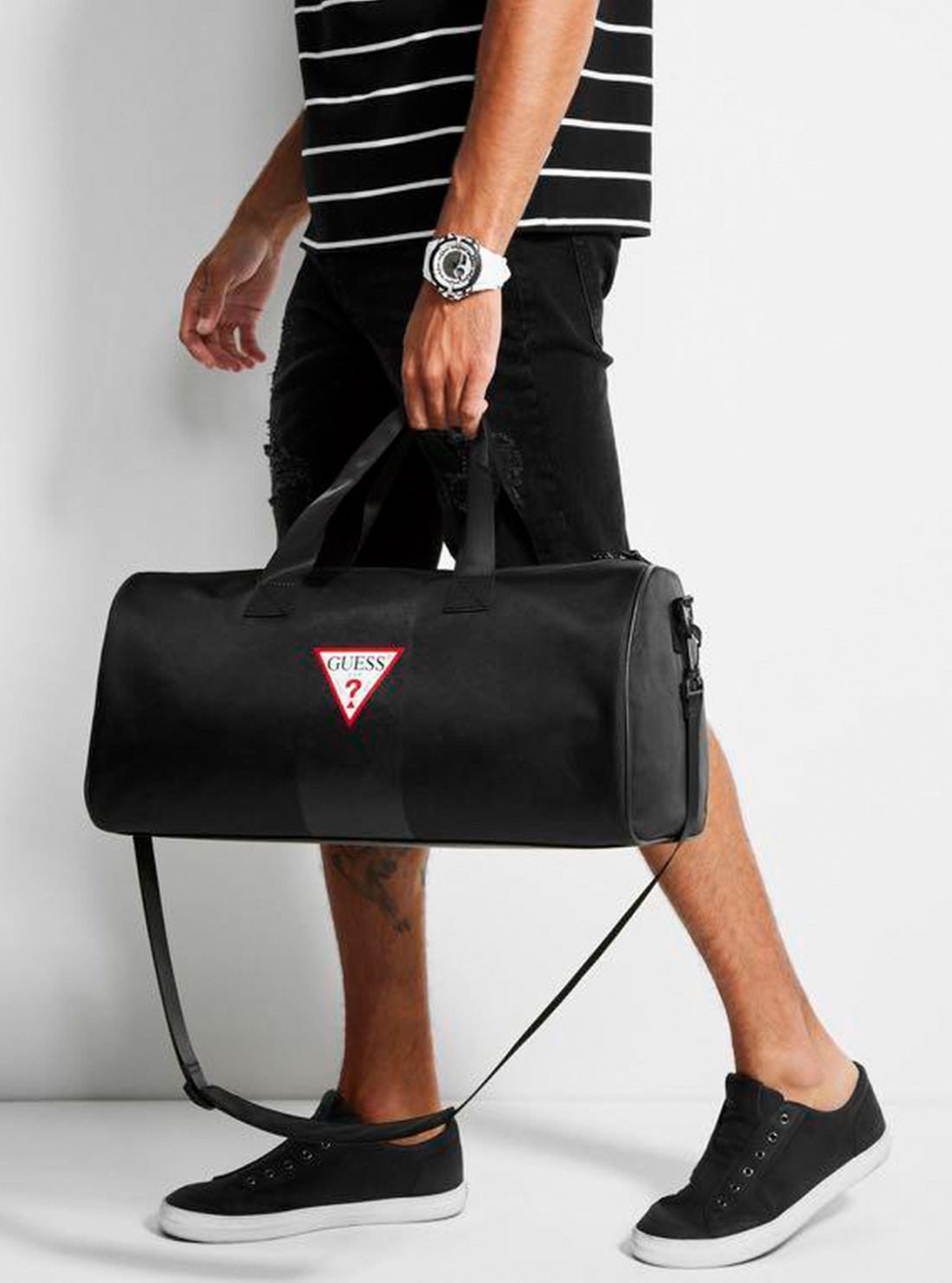 Strave 4G logo weekender bag Men | GUESS® Official Website