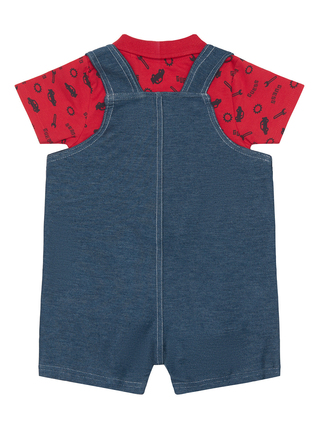 Rodeo Car Polo Overall 2-Piece Set (0-12m)