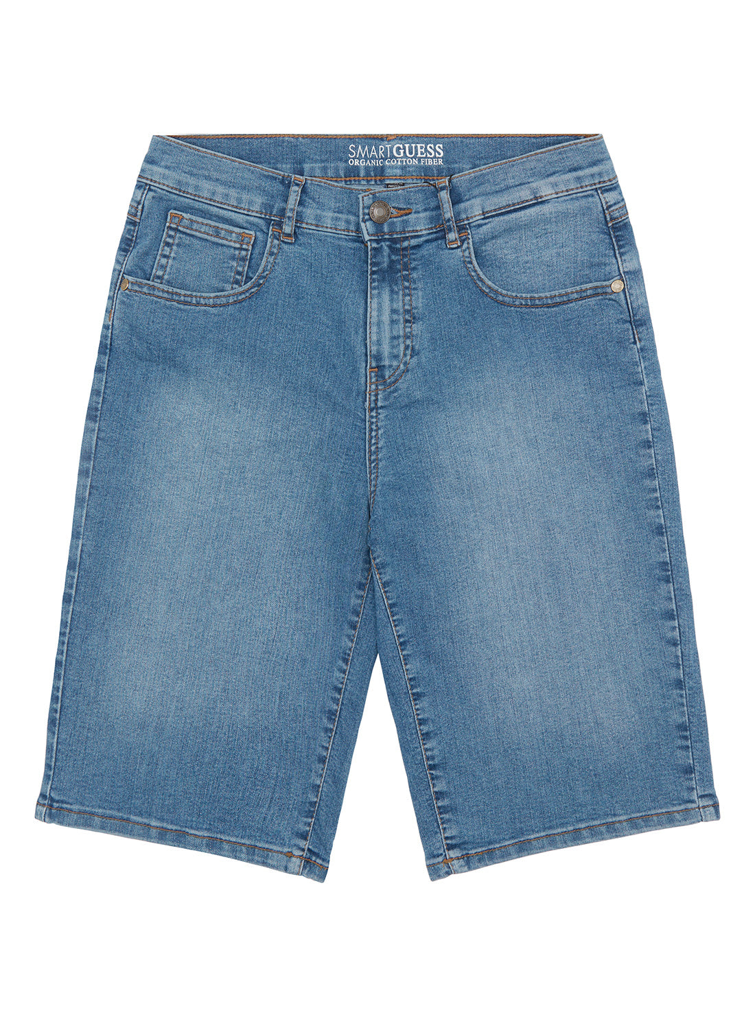 Super Bright Blue Wash Denim Shorts (7-16)