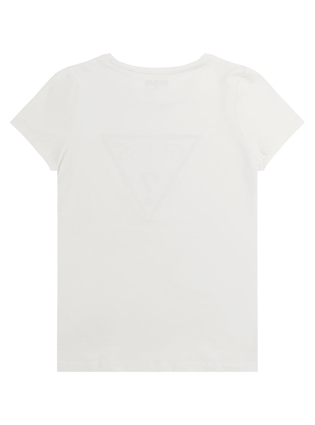 GUESS Big Girl Salt White Logo T-Shirt (4-16) J2YI51K6YW1 Back View