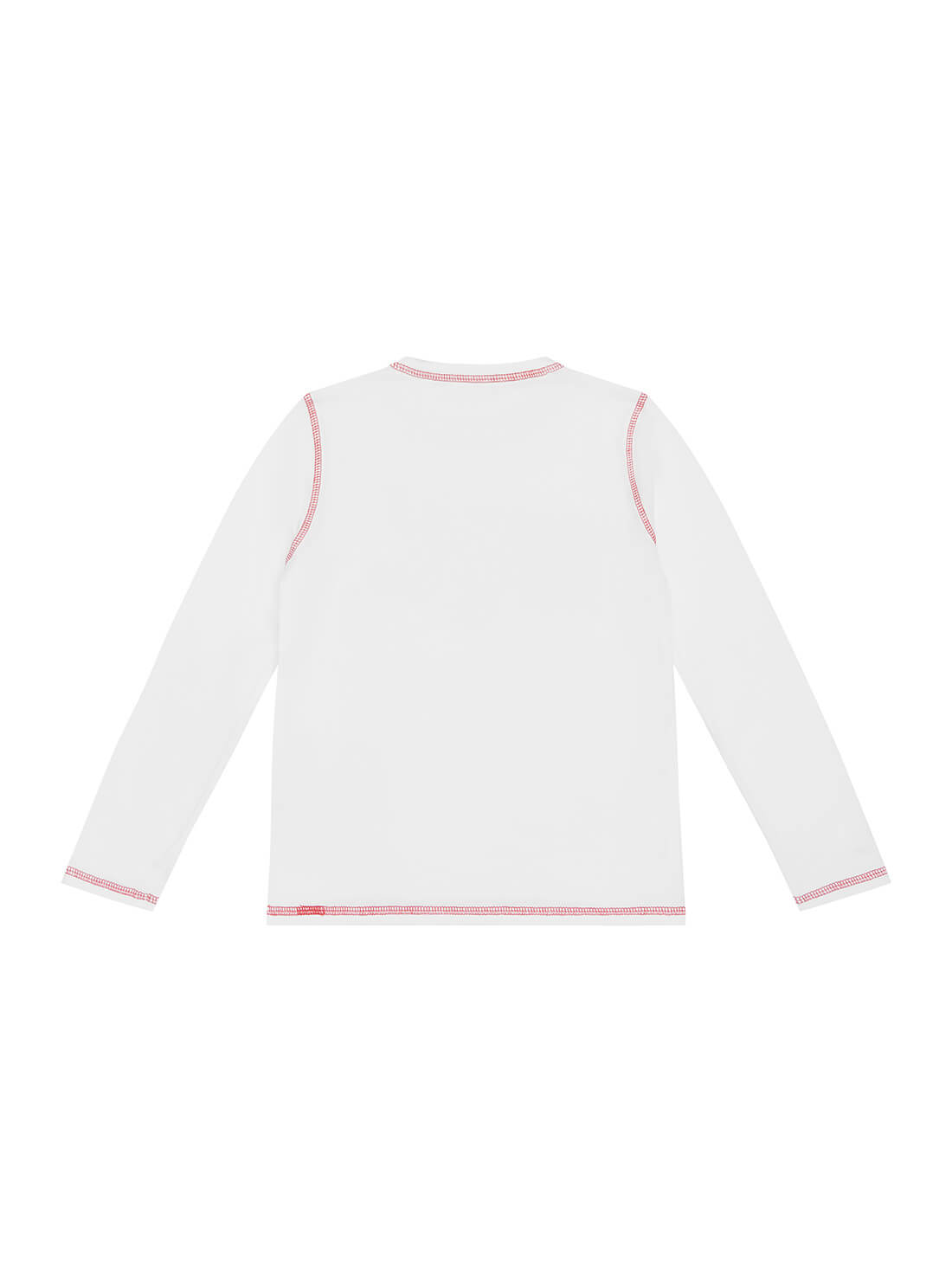 GUESS Little Boys White Multi California Logo T-Shirt (2-7) N1BI20I3Z11 Back View
