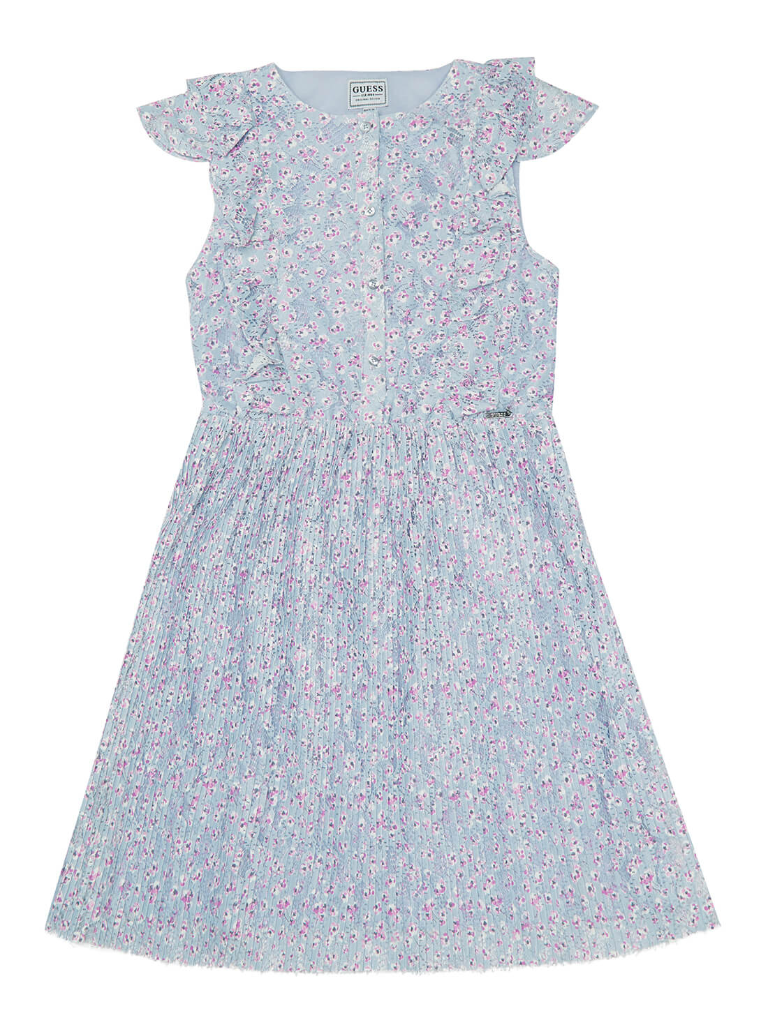 Guess blue floral clearance dress