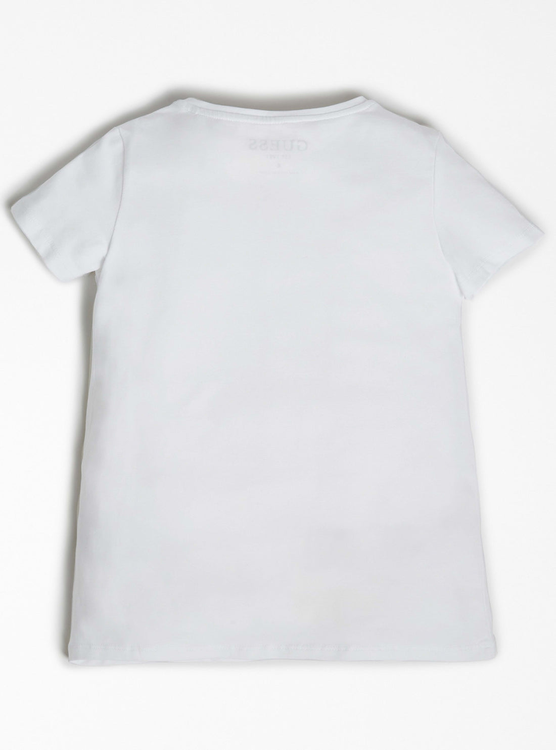 GUESS Kids White Leopard Logo T-shirt (7-16) J1BI01J1311 Back View