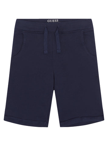 GUESS Little Boy Blue Active Shorts (2-7) N93Q18KAUG0 Front View