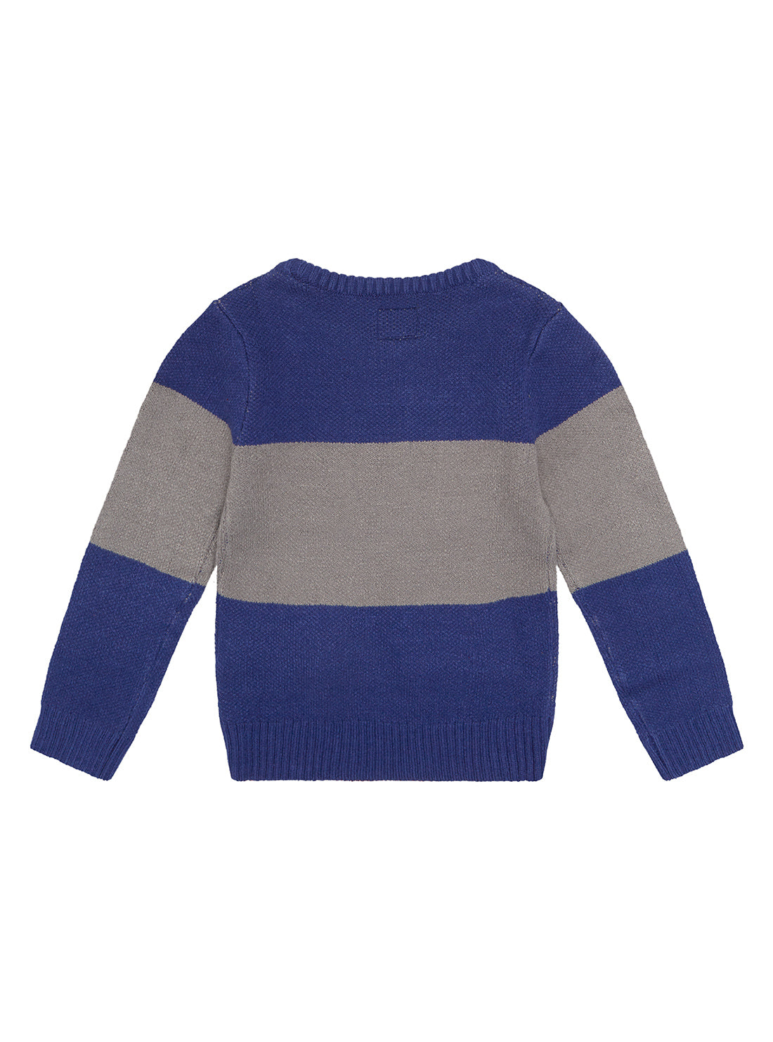 GUESS Little Boy Blue Logo Knit Jumper (2-7) N2BR01Z32N0 Back View