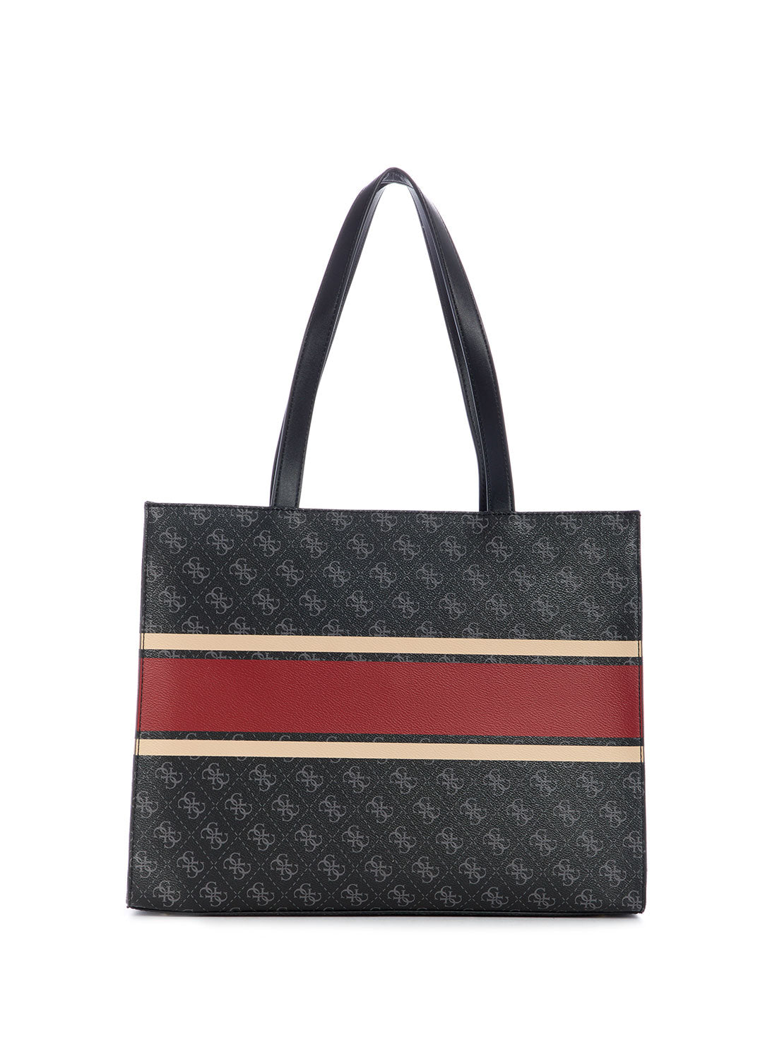 Red Black Logo Monique Tote