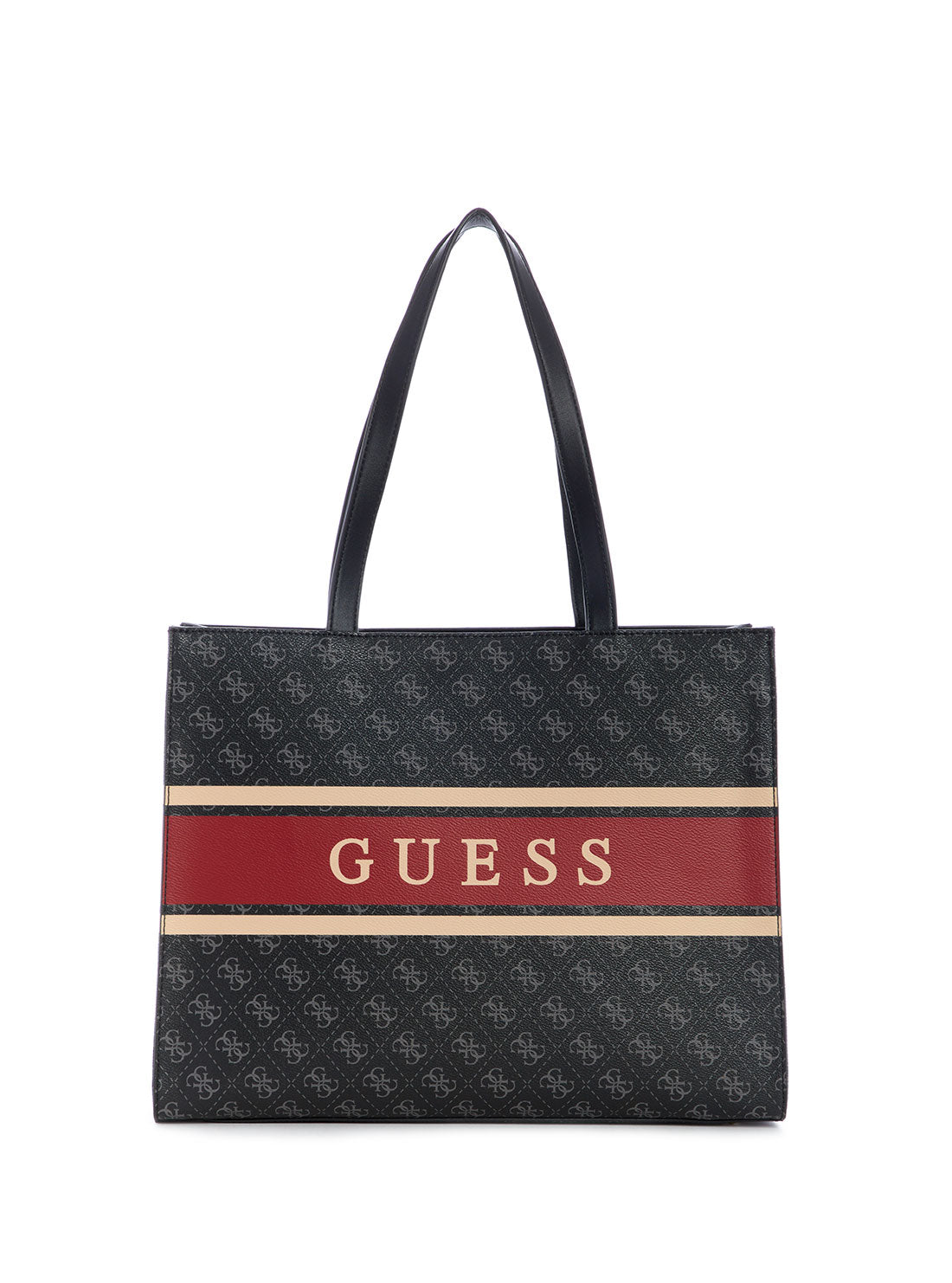 Red Black Logo Monique Tote